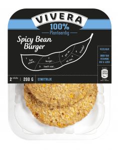 Vivera Veggie Spicy Bean Burger